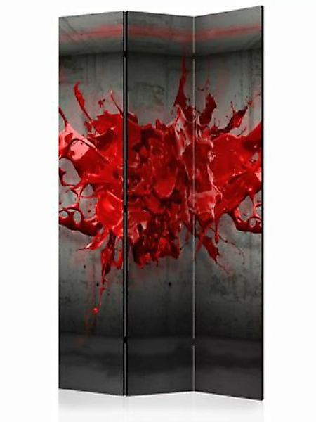 artgeist Paravent Red Ink Blot [Room Dividers] mehrfarbig Gr. 135 x 172 günstig online kaufen