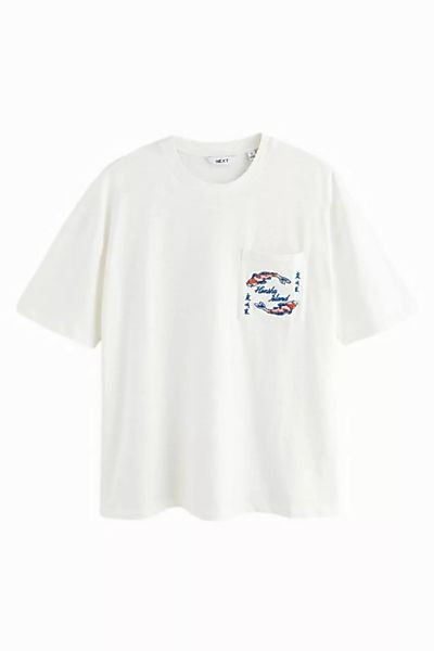 Next T-Shirt T-Shirt aus schwerem Stoff mit Grafik (1-tlg) günstig online kaufen