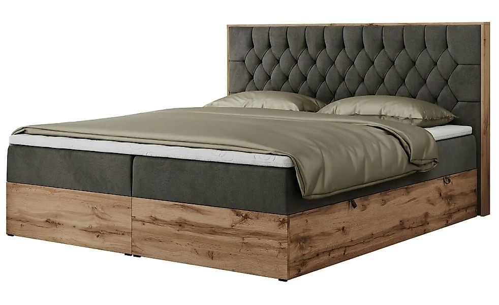 Boxbett mit Bettkasten Amore ¦ grau ¦ Maße (cm): B: 168 H: 115 Betten > Kom günstig online kaufen