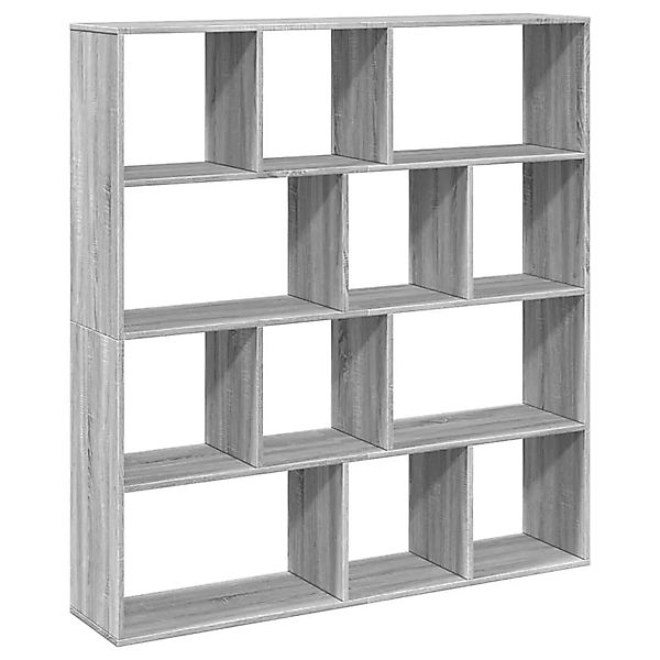 vidaXL Bücherregal Grau Sonoma 132x29x141,5 cm Holzwerkstoff 3310312 günstig online kaufen