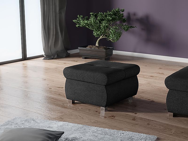 MIRJAN24 Polsterhocker Orkan Klein, Holzkonstruktion, 60x60x39 günstig online kaufen