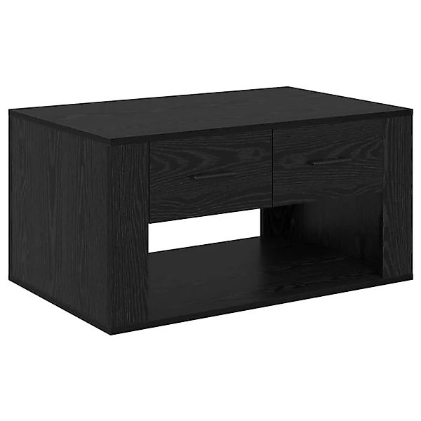 vidaXL Couchtisch Schwarz Eichen-Optik 80 x 50 x 40 cm Holzwerkstoff 881131 günstig online kaufen