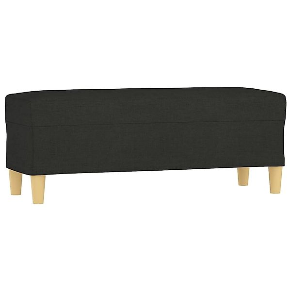 vidaXL Sitzbank Schwarz 100x35x41 cm Stoff 349379 günstig online kaufen