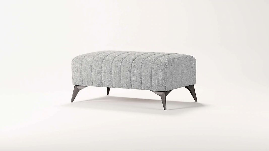 Places of Style Polsterhocker "MATTHEW Sitzhocker, Maße B/T/H: B/T/H: 90/60 günstig online kaufen