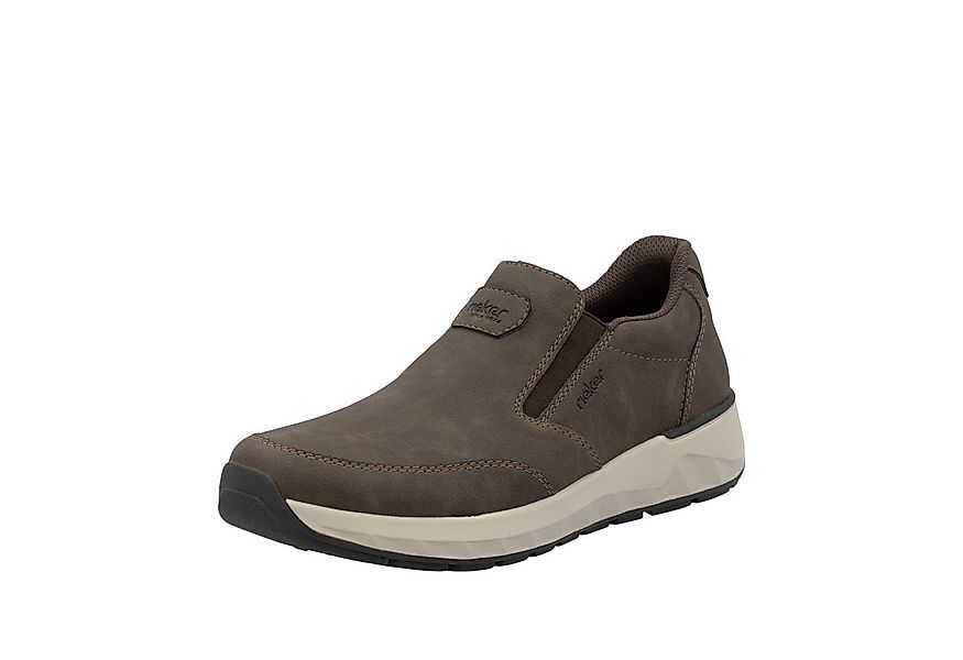 Rieker Slipper Schlupfschuh, Halbschuh, Slip-on Sneaker mit Ziernähte günstig online kaufen