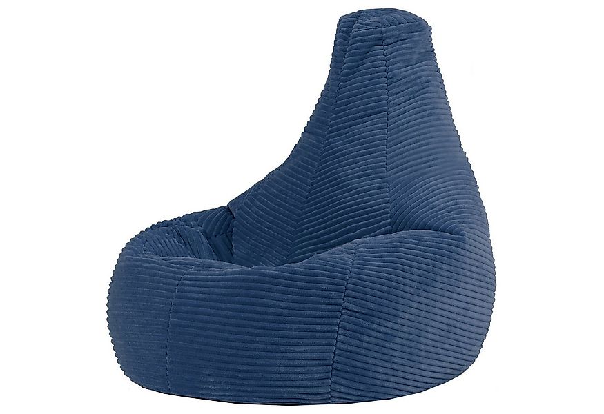 icon Sitzsack Kinder Sessel aus Cord Flauschig „Dalton", 69x59x65cm, Made i günstig online kaufen