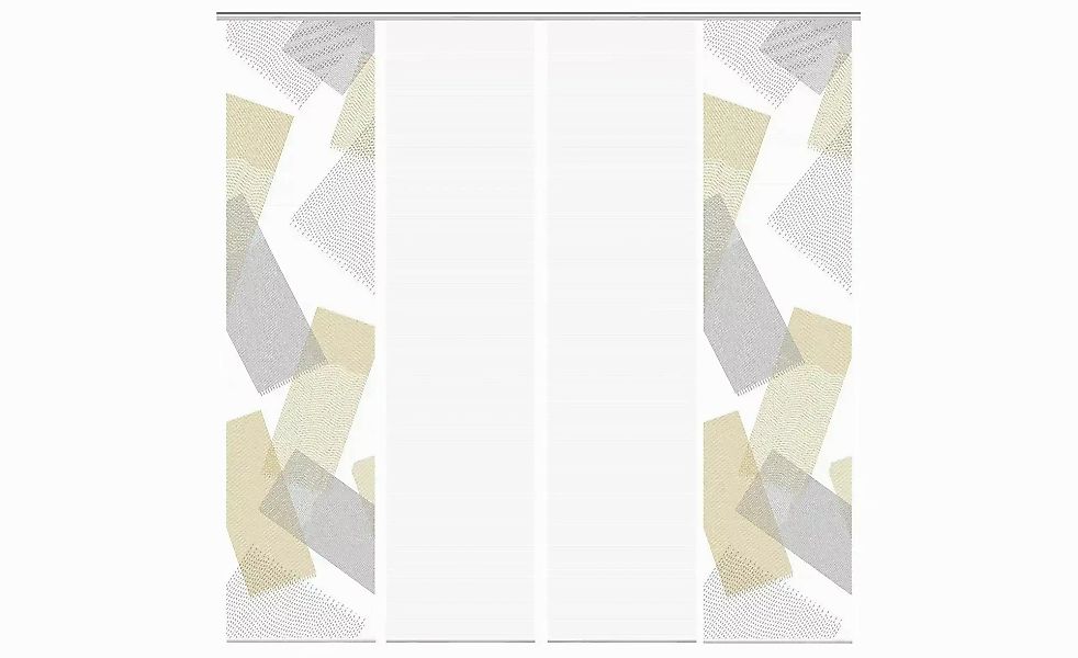 VISION S Schiebevorhang   ¦ gold ¦ Synthetik ¦ Maße (cm): B: 60 H: 260 Gard günstig online kaufen