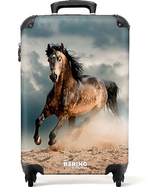 NoBoringSuitcases.com© Hartschalen-Trolley Laufendes braunes Pferd 55x35x20 günstig online kaufen