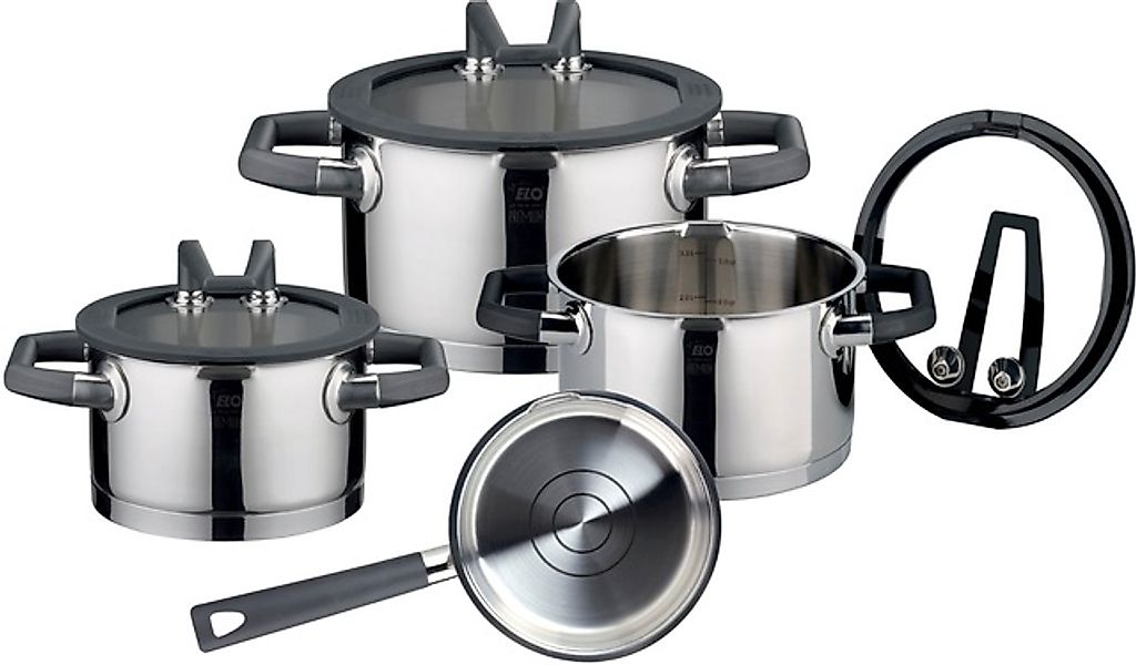 Elo Premium Topf-Set »Rondello« Set, je 1 Fleischtopf Ø 16/20/24 cm, 1x Sti günstig online kaufen