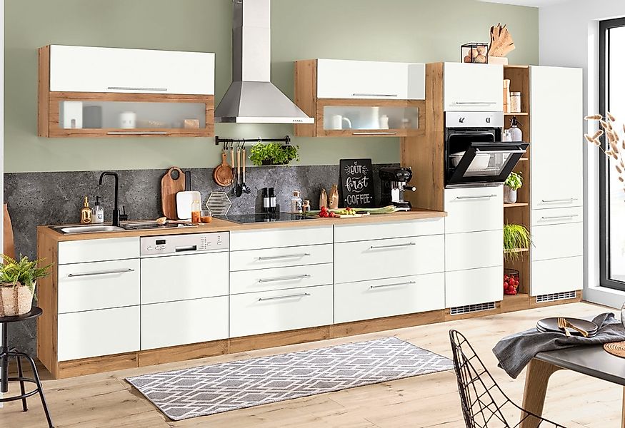 KOCHSTATION Küchenzeile »KS-Wien« Breite 440 cm, wahlweise mit E-Geräten un günstig online kaufen