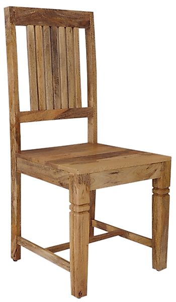 Indischesmoebelhausde Esszimmerstuhl Stuhl Guru aus Mangoholz günstig online kaufen