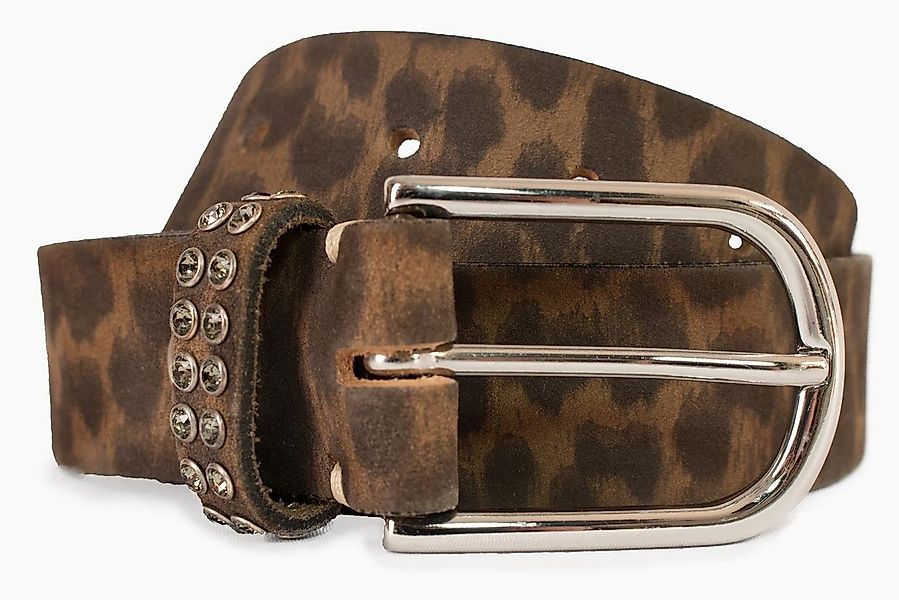 b.belt Ledergürtel Leora Vollrindledergürtel in Leo-Optik günstig online kaufen