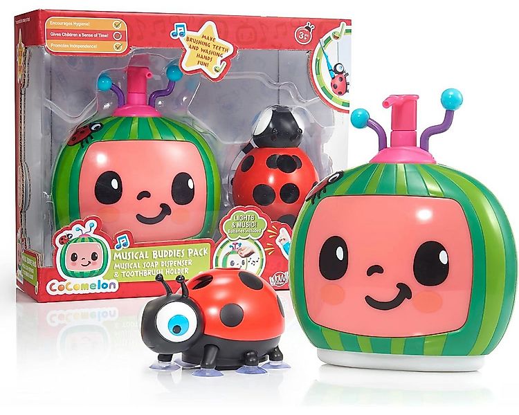 Wow! Stuff Zahnbürstenhalter Cocomelon - singender Marienkäfer und Seifensp günstig online kaufen