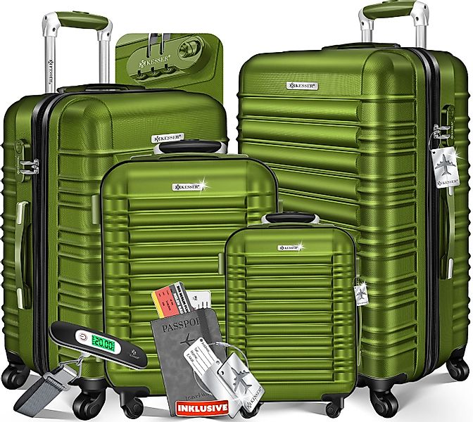 KESSER Kofferset, 4 Rollen, (4 tlg), 4tlg. Hartschalenkofferset Hartschalen günstig online kaufen