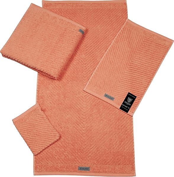 ROSS Gästehandtuch Smart, Frottier (6-St), Uni-Rippe günstig online kaufen
