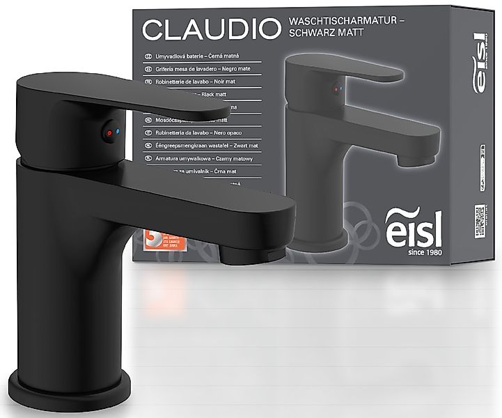 Eisl Waschtischarmatur "Claudio" mit Zugstange, Ablaufgarnitur, Mischbatter günstig online kaufen