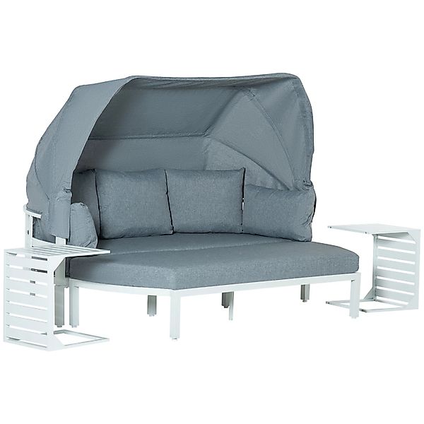 Outsunny 4-Teiliges Gartenmöbel-Set mit Beistelltisch günstig online kaufen