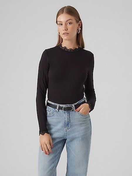 Vero Moda Stehkragenshirt VMROSA LS HIGHNECK TOP JRS NOOS günstig online kaufen