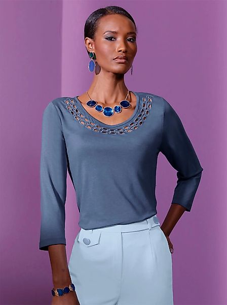 creation L 3/4-Arm-Shirt "Shirt", 1 Stk. günstig online kaufen