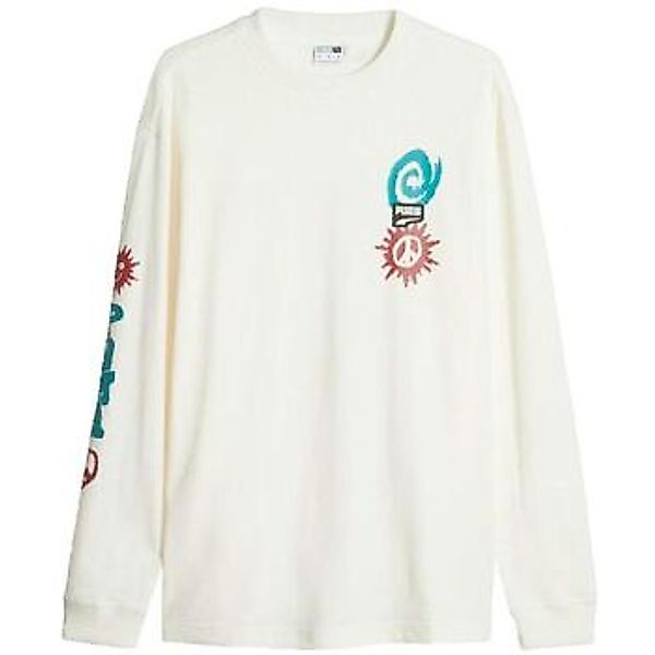 Puma  Langarmshirt T-shirt  Downtown coupe baggy blanc günstig online kaufen