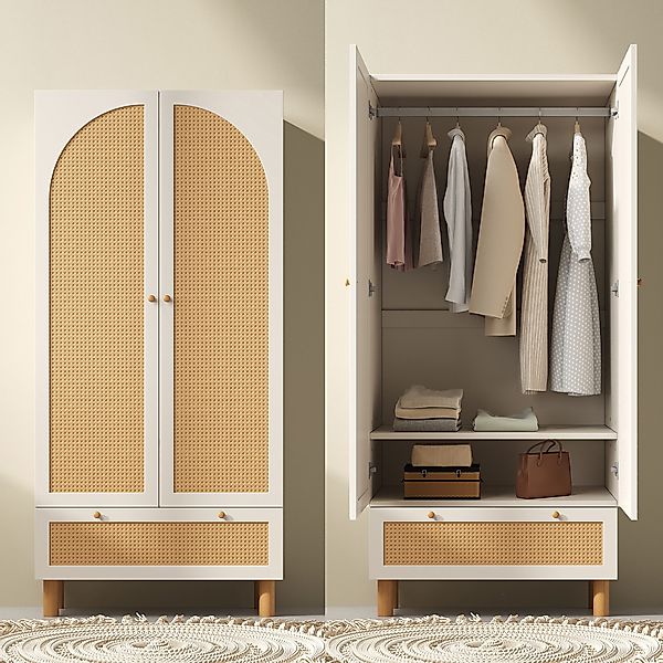 Ulife Garderobenschrank mit 2 Türen & günstig online kaufen