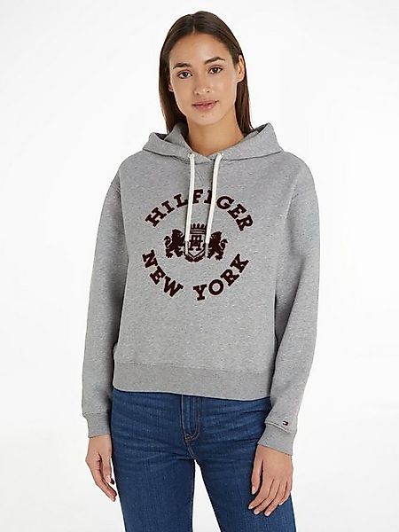 Tommy Hilfiger Hoodie REG VARSITY FLOCK HOODIE mit großem Logodruck auf der günstig online kaufen