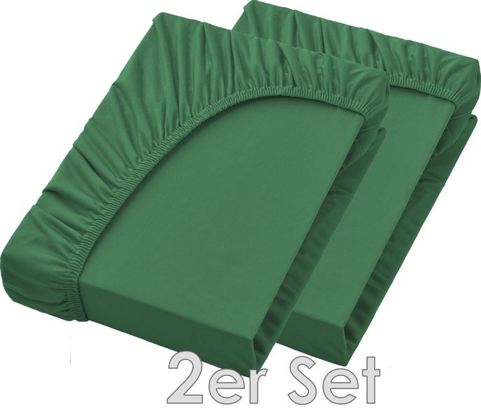 NatureMark Spannbettlaken 2er Pack Jersey Spannbettlaken, günstig online kaufen