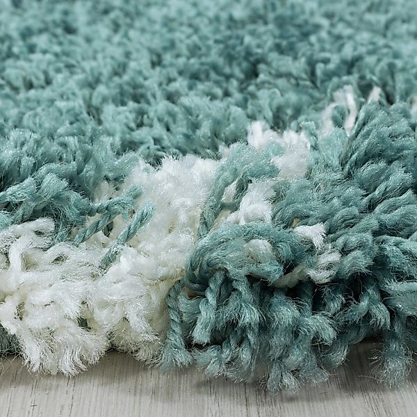 Carpettex Hochflor-Teppich Rauten Design, Rund, Höhe: günstig online kaufen