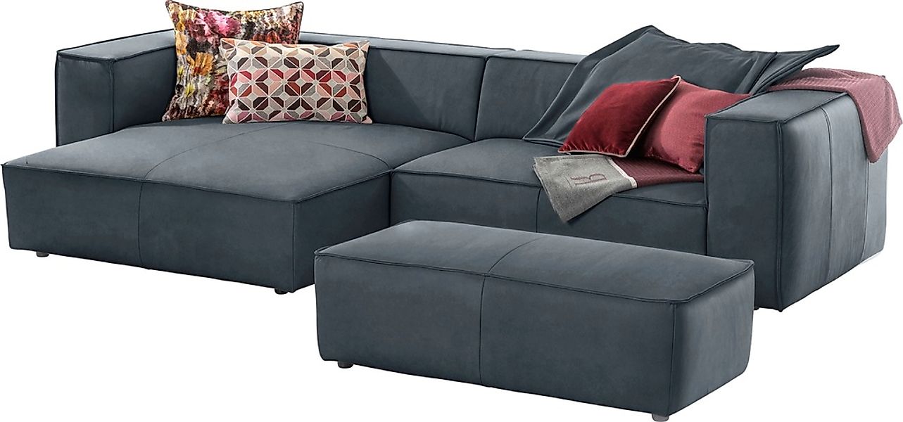 W.SCHILLIG Ecksofa "around-the-block", (Spar-Set), inklusive Hocker, mit el günstig online kaufen