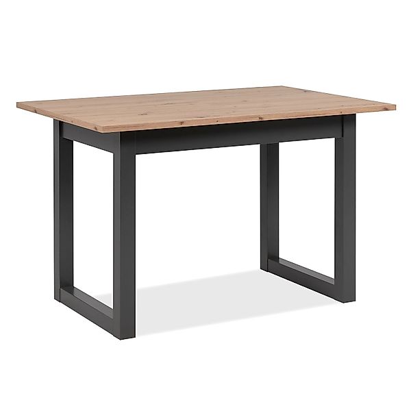 Homestyle4u Esstisch 120x80 in Braun Ausziehbar 2737 günstig online kaufen