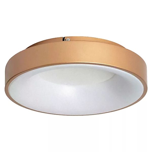 Deckenlampe LED Gold Rundschreiben 40cm 25W CCT 3000-5700k Abruzzo Giovani günstig online kaufen