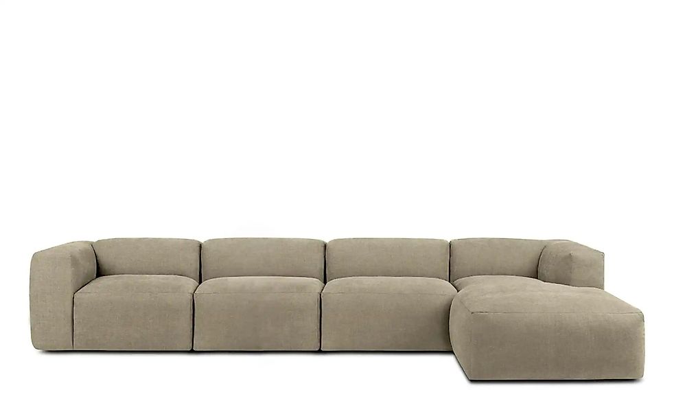 KONSIMO Ecksofa  Buffo ¦ braun ¦ Maße (cm): B: 365 H: 73 Polstermöbel > Sof günstig online kaufen