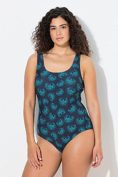 Ulla Popken Badeanzug Badeanzug Feuerwerks-Blüten ohne Softcups günstig online kaufen