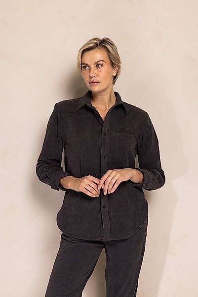 Zhrill Hemdbluse ZHTJURA mit feiner Cordstruktur, lockerer, gerader Schnitt günstig online kaufen