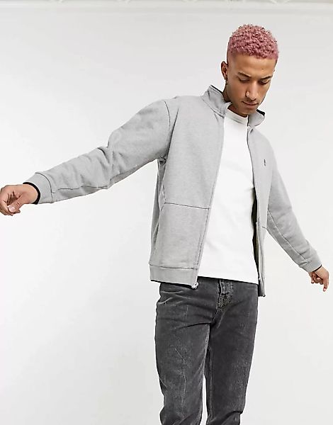 Timberland – Sweatshirt mit Stehkragen-Grau günstig online kaufen