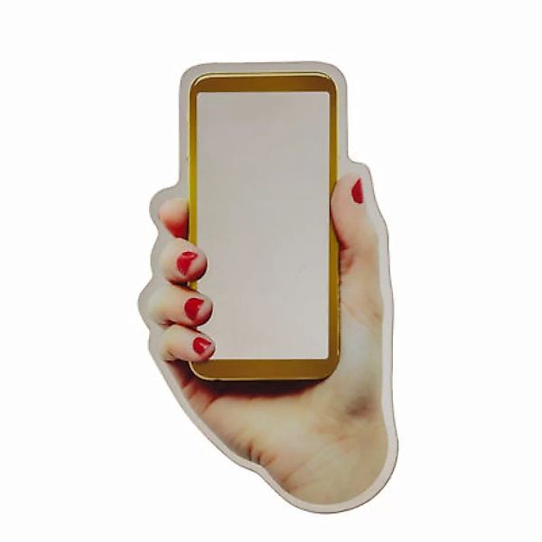 Wandspiegel Selfie glas bunt / 39 x H 70 cm - Seletti - Bunt günstig online kaufen