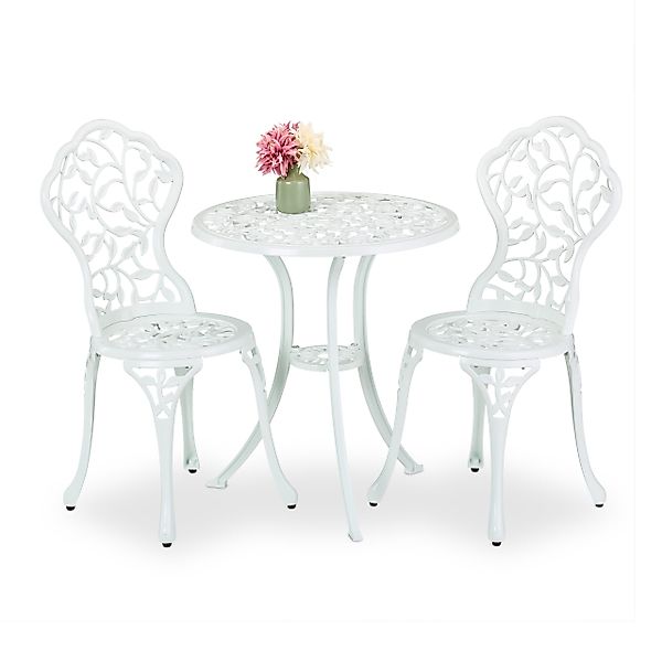relaxdays Balkonset 3-teiliges Gartenmöbel Set, (1 günstig online kaufen