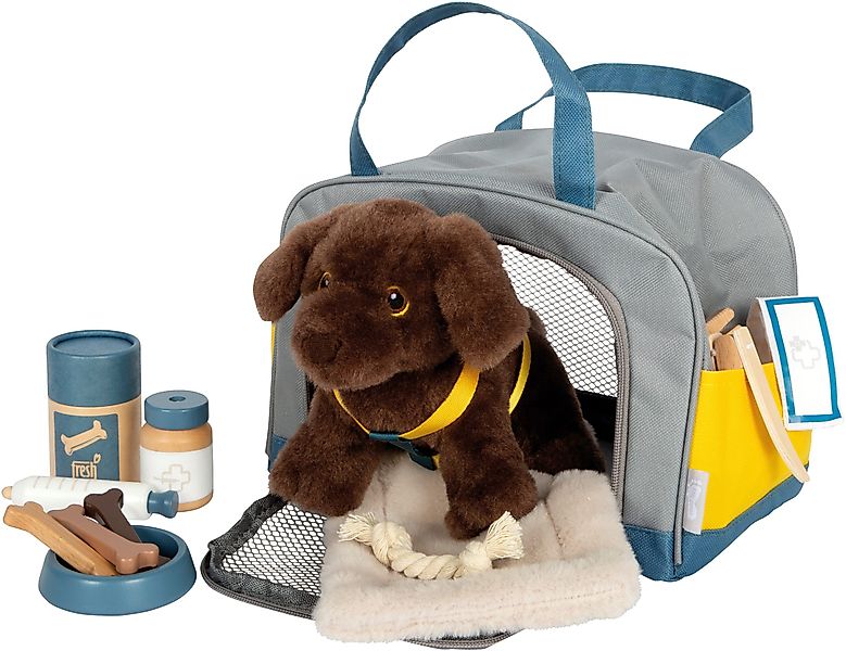 Small Foot Plüschfigur Hund mit Tasche günstig online kaufen