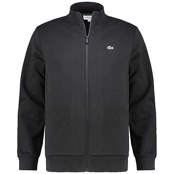 LACOSTE Sweatjacke mit Biobaumwolle Farbe schwarz Größe: 4XL günstig online kaufen