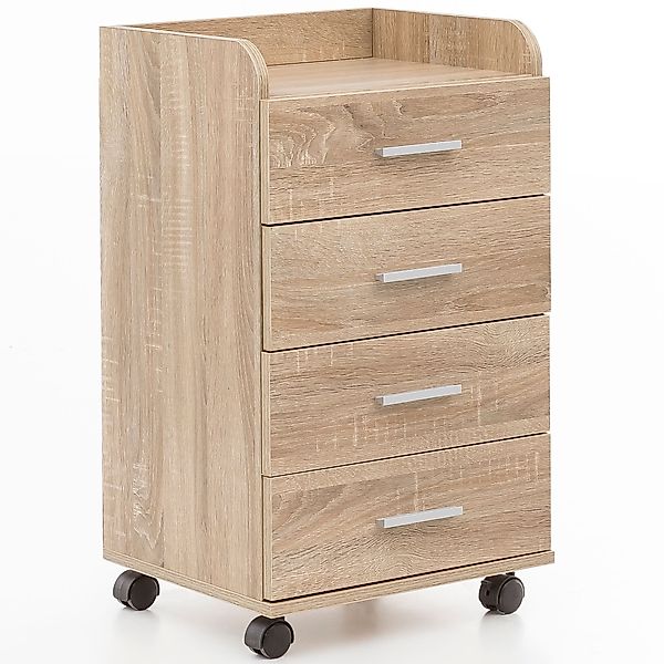 FINEBUY Rollcontainer SuVa13590_1, (Schreibtischcontainer 40x70,5x33 cm günstig online kaufen