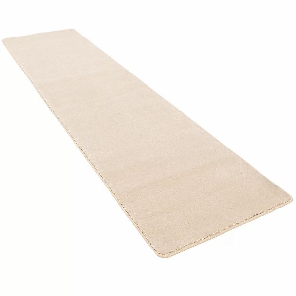 Snapstyle Hochflor Luxus Velours Läufer Teppich Touch Beige 80x240cm günstig online kaufen