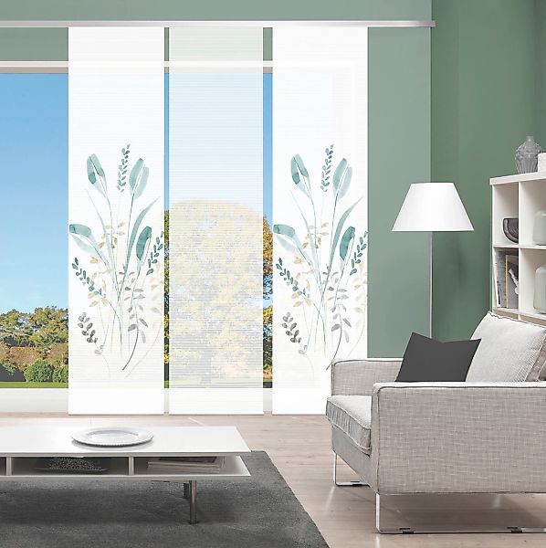 Vision S Schiebegardine "AYENE 3er SET" Paneelwagen 3 Stk. tlg. Schiebevorh günstig online kaufen