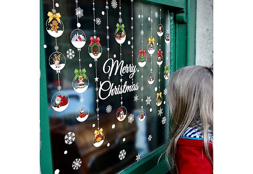 trends for living Fensterbild Weihnachtsdeko Fenster, statische Schneeflock günstig online kaufen