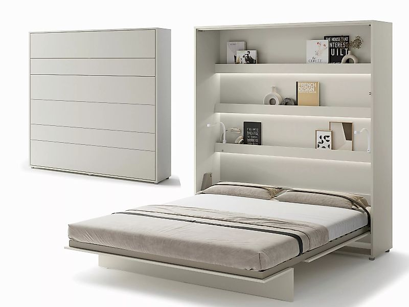 Compleo Schrankbett Vertical Wandklappbett Lenart Bed günstig online kaufen