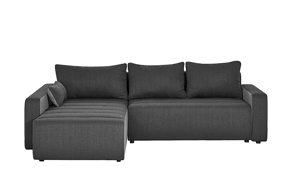 smart Ecksofa - grau - 72 cm - Polstermöbel > Sofas > Ecksofas - Möbel Kraf günstig online kaufen