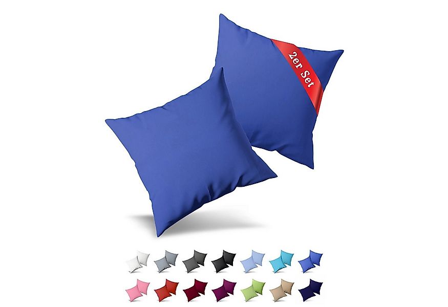 Buymax Kissenbezüge Kissenbezug 100% Baumwolle Premium Jersey, (2 Stück), K günstig online kaufen