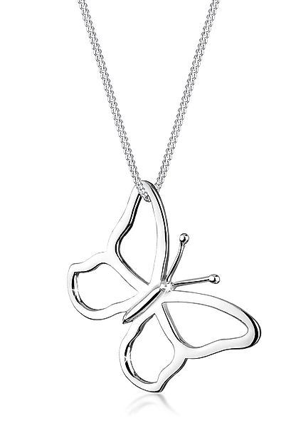 Elli Kette mit Anhänger Schmetterling Anänger günstig online kaufen