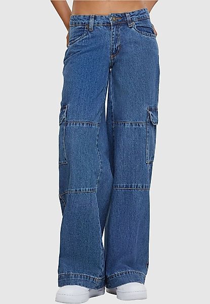 URBAN CLASSICS Bequeme Jeans Urban Classics Damen Ladies Low Waist Cargo De günstig online kaufen
