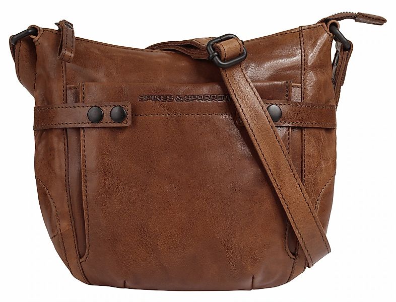 Spikes & Sparrow Umhängetasche echt Leder günstig online kaufen