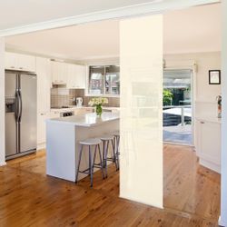 Bilderdepot24 Schiebegardine modern Flächenvorhang blickdicht Kaschmir, günstig online kaufen